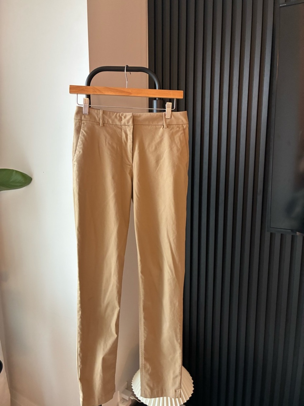 Kit and Ace Women’s Slim Fit Khaki Trousers - Light Tan